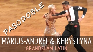Marius-Andrei Balan & Khrystyna Moshenska | Пасодобль | GOC2018 GrandSlam LATIN - Четверьфинал