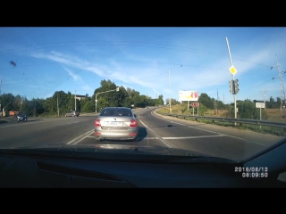 Авария в Истре, Ново-Иерусалиме 13.08.2018 шкода и киа на волоколамском шоссе в 7 утра.