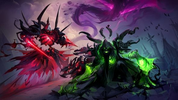 Heroes of the Storm теперь не обычный кроссовер всех вселенных Blizzard, но и практически самостоятельный мир. Например, сегодня вышел первый сюжетный комикс, где Повелитель Воронов призвал трёх злых духов.