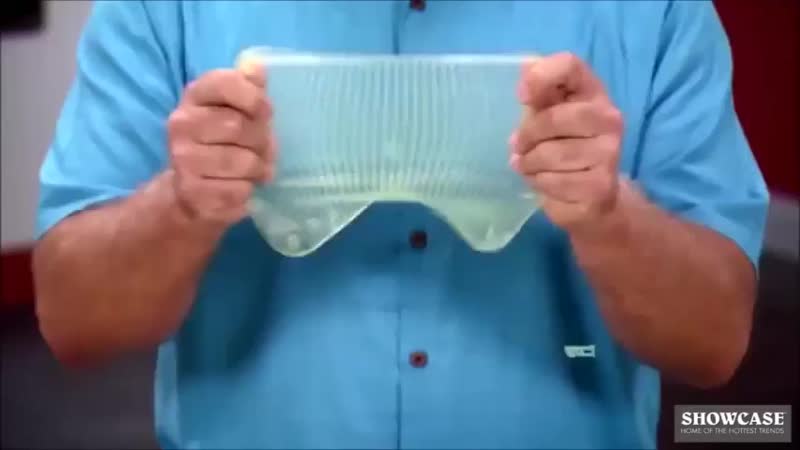 Clear Reusable Silicone Food Cover
