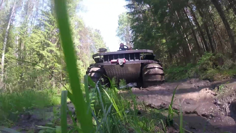 Вездеход BTX в лесу.