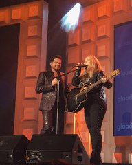 Hello Mr. on Instagram: “I’m the only one, baby 🔥🎸 This magic moment last night between @melissa_etheridge and @adamlambert at the 29th Annual @GLA...