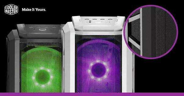 Представляем H500P Mesh (White / Gun Metal). Уже  известный вам H500P c перфорированной передней панелью.