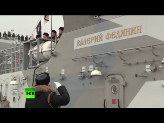 В честь погибшего в Сирии полковника Федянина назвали противодиверсионный катер Северного флота