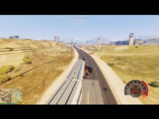 САМЫЙ БЫСТРЫЙ ПОЕЗД В МИРЕ ЭКСПЕРИМЕНТЫ ГТА 5 МОДЫ! ОБЗОР МОДА GTA 5 веселая видео игра как мультик