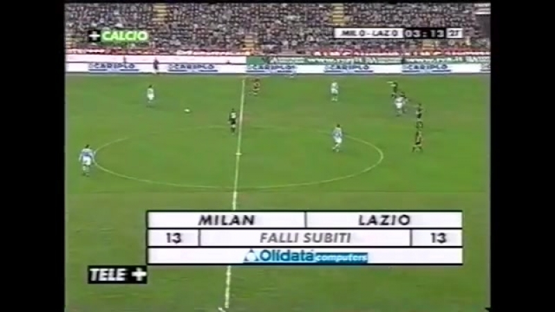 Milan lazio 2001