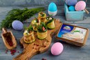 Рулетики из цукини с помидорами и сыром