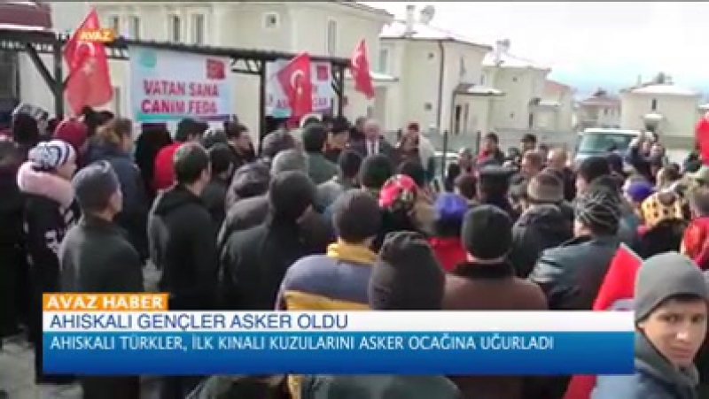 AHISKALI GENÇLER ASKER OLDU...