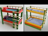 4 Popsicle Stick Bunk Beds Compilation #1 | Easy Craft ideas