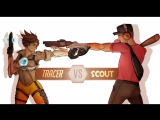 Tracer & Scout | 「TF2 & OVERWATCH GMV」