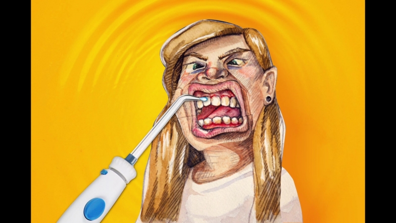Waterpik - cartoon