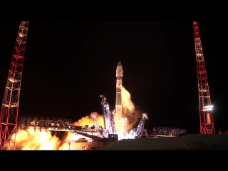 Пуск ракеты-носителя «Союз-2.1В» с космодрома Плесецк