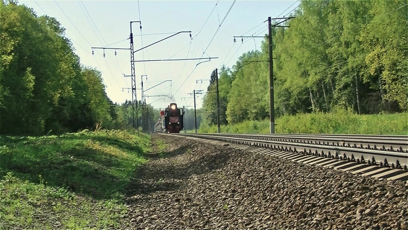 Паровоз П36-0027 и П36-0120