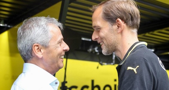 Нынешний и бывший тренеры BVB