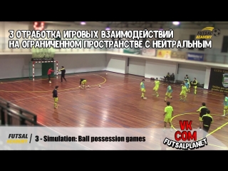 3 отработка игровых взаимодействий на ограниченном пространстве с нейтральным