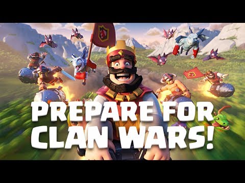 Clash Royale CLAN WARS IS HERE!