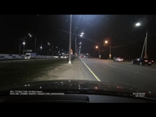 Инспектор-камикадзе, Воронеж, Московский просп, ДПС 20.05.18 ночь
