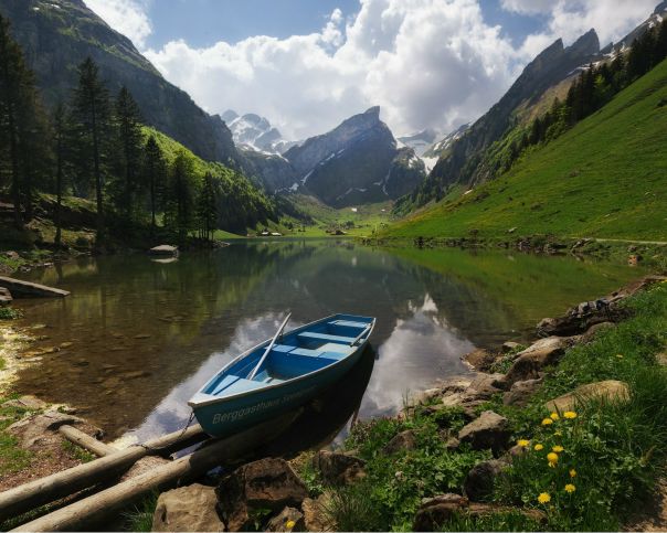 Озеро Зееальп, Швейцария