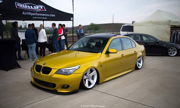 #BMW E60 on air  .