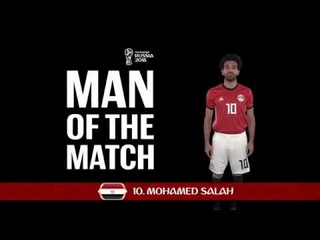 MOHAMED SALAH (Egypt) − Man of the Match