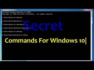 Windows |How to Use Basic Command Prompt CMD Commands in Windows 10| Tutorials For Windows 10 Part 3