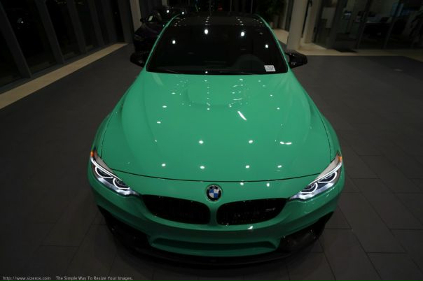 #BMW M3 Mint Green