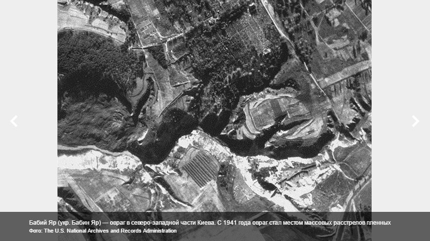 Карта киева бабий яр