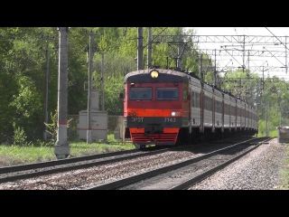 Электропоезд ЭР2Т-7143 перегон Дорохово - Тучково
