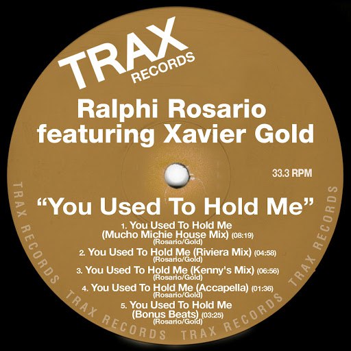 ralphi rosario альбом You Used To Hold Me