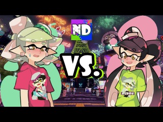 Callie vs. Marie Splatfest DANCE BATTLE Splatoon by GGGabrielGaming & Nintendome