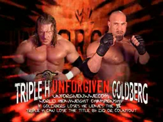 Wrestling Online: 05. WWE World Heavyweight Title Vs. Triple H Unforgiven 21.09.03