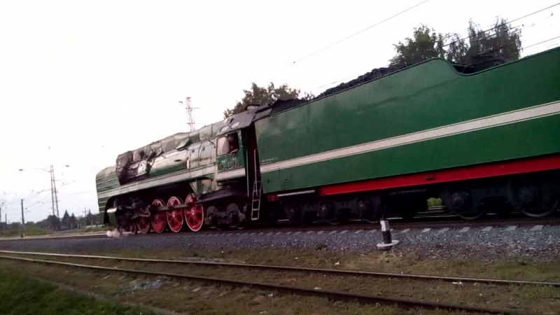 Паровоз П36-0120 в Коломне