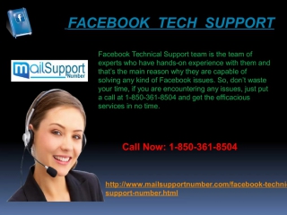 Get the Instant help by Facebook Tech Support 1-850-361-8504 Experts