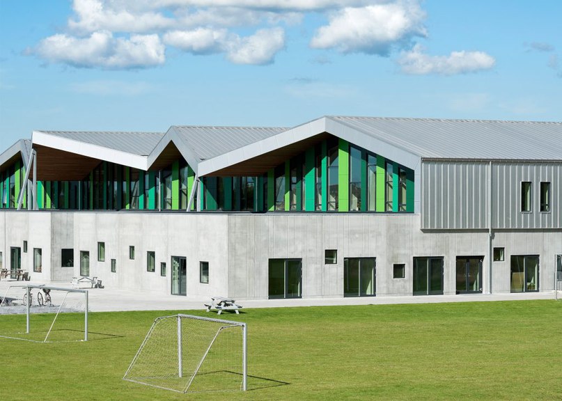 CEBRA completes Danish school with jagged roofs