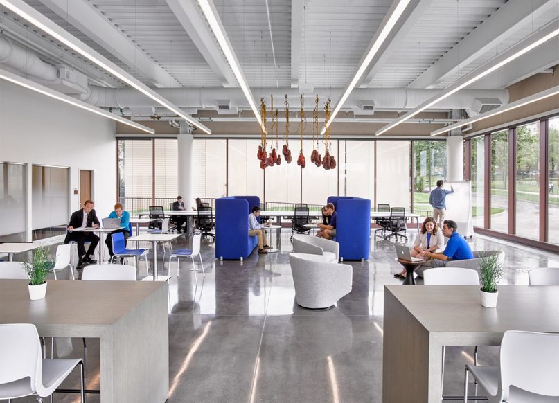 Gensler creates opportunities for «chance encounters» inside