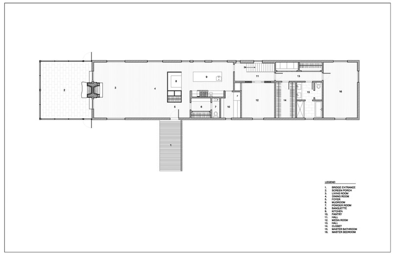 O’Neill Rose creates elongated wooden home in