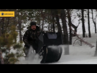 Baltmotors_ тест-драйв мотособак в глубоких снегах