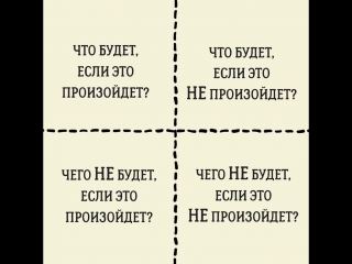 Мощная штука для принятия решений — квадрат Декарта.