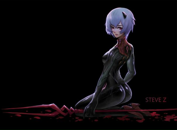 Rei Ayanami by #SteveZheng