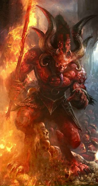 Herald of Khorne by #Manzanedo