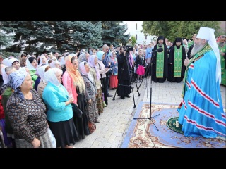 Проповедь митр. Арсения после молебна в праздник прп. Иоанна Затворника