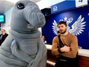 Одно из отделений Почты России навестил самый настоящий Ждун по случае открытия программы…