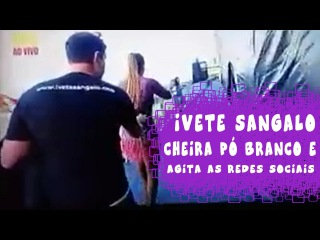 Ivete Sangalo Cheira Pó Branco e Agita as Redes Sociais