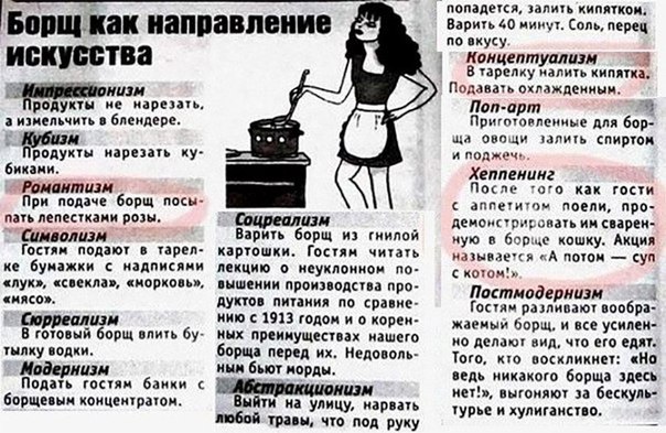 Направления в искусстве! Разбираемся!