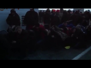 Корсунь-Шевченковский (Черкасская обл)20 февраля,2014.Плен антимайдановцев.