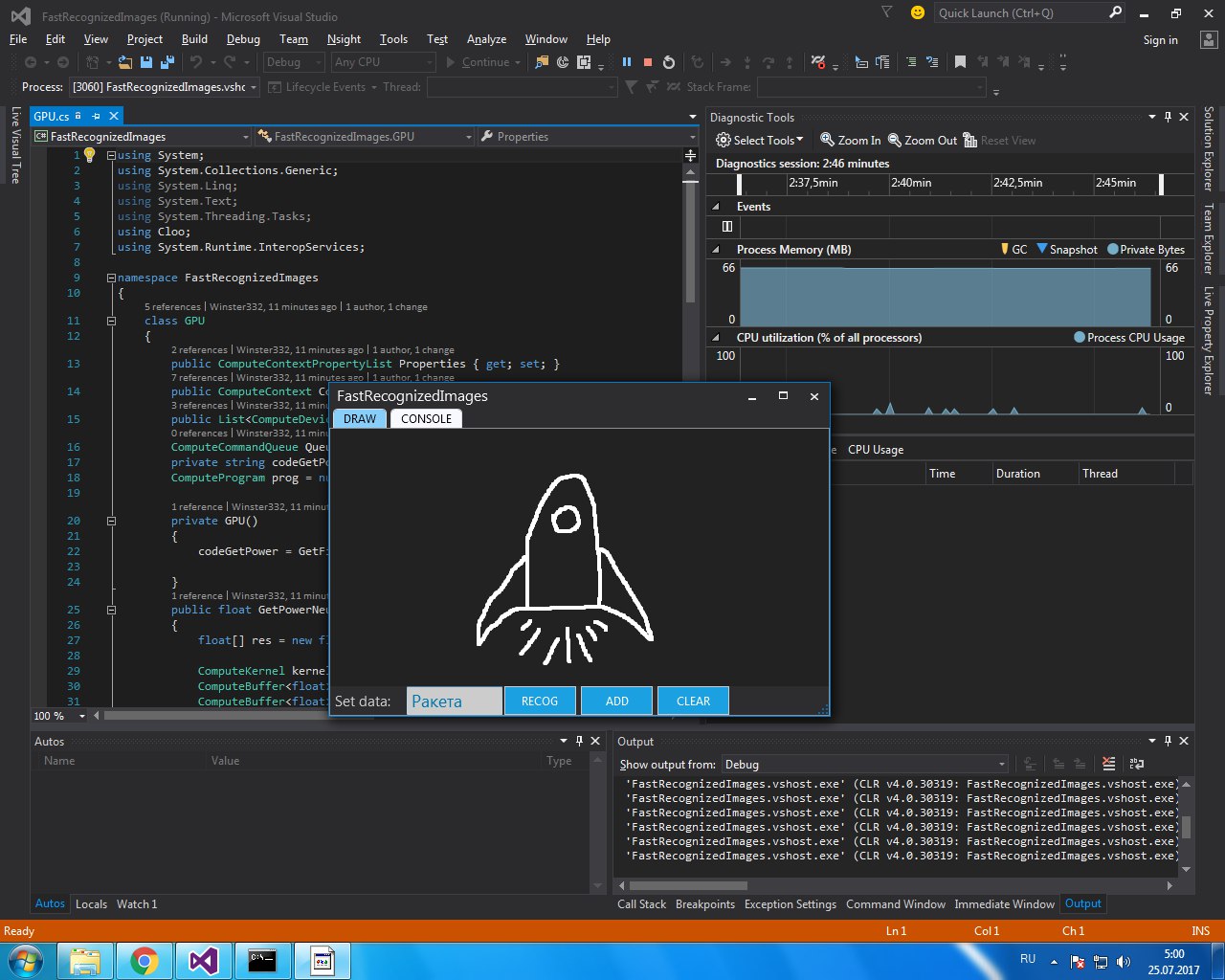 screenshot of sample