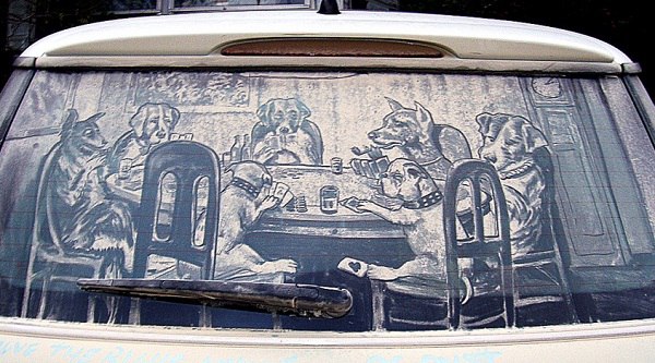 рисунки на грязных автомобилях скотт Уэйд