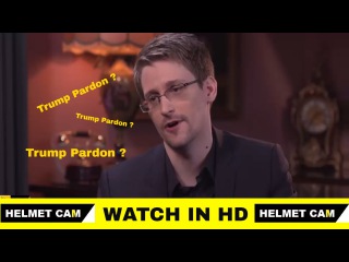 Edward Snowden - Donald Trump Pardon - Latest Interview Russia -