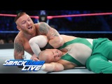 Heath Slater & Rhyno vs Spirit Squad - SmackDown Tag Team Title Match: SmackDown LIVE, Oct. 25, 2016