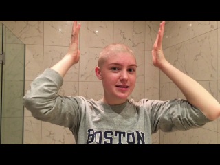 Shaving my head baby butt naked!